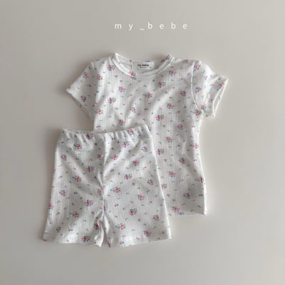 花花壓紋居家套裝(2color)14