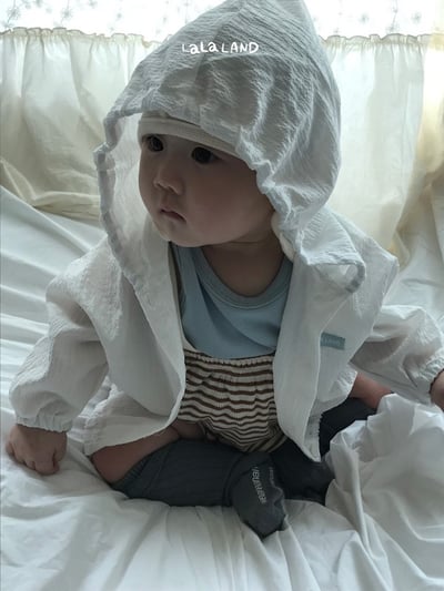 連帽排扣防曬防蚊外套(2color/baby)9