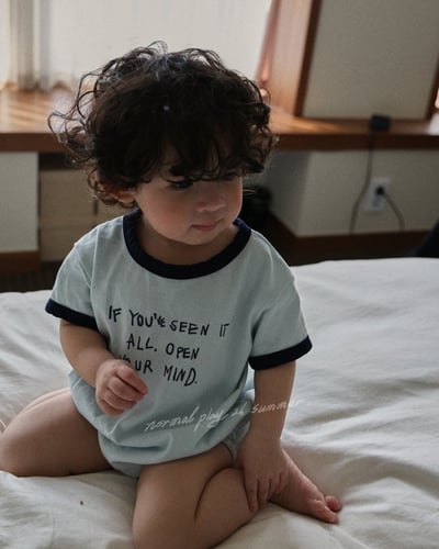 撞色滾邊包屁衣(2color)3