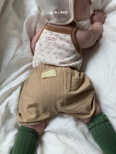 雙口袋鬆緊褲(baby)16