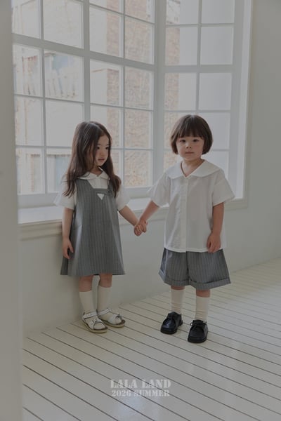 帥帥直紋打褶褲(kids)13