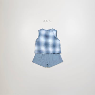 格紋背心套裝(2color)13