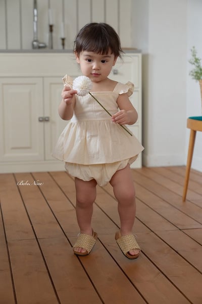 涼爽！飛袖捲邊套裝(3color)3