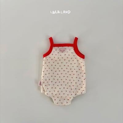 櫻桃細肩包屁衣(2color)23