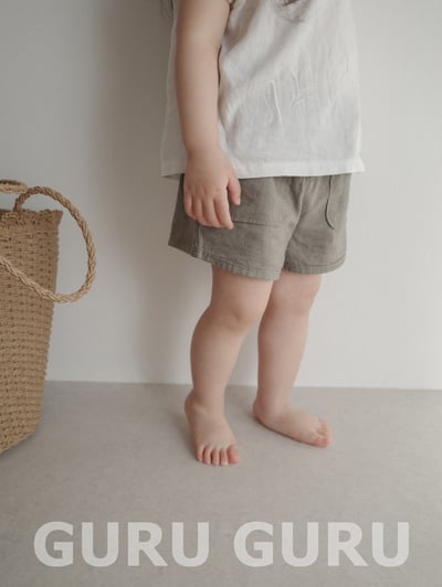 大口袋鬆緊褲(2color)5