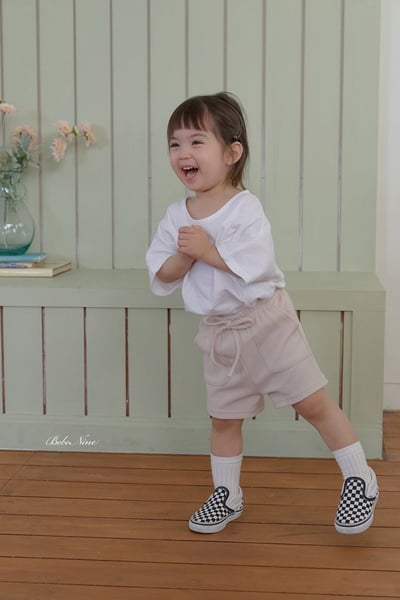 夏日口袋鬆緊短褲(3color)3