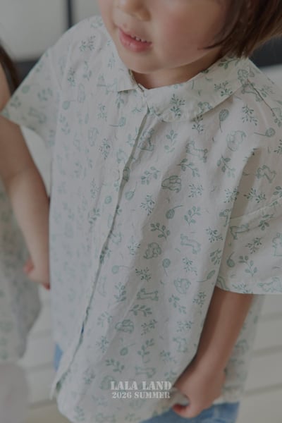 排釦襯衫(2color/kids)2