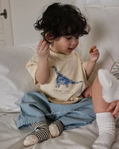 彩繪恐龍上衣(2color)1