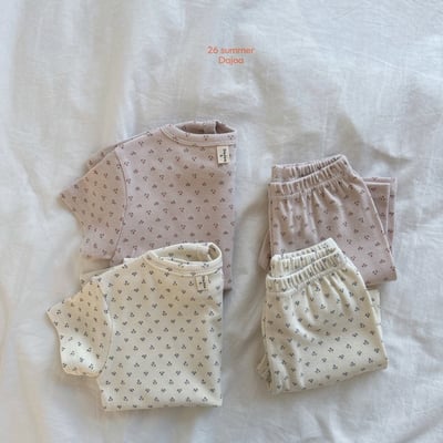 花草上衣+6分褲套裝(2color)7