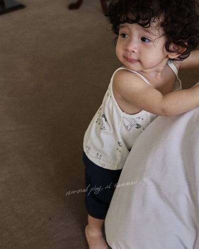 彩繪小馬傘擺背心/麵包褲/圍兜(2color)10