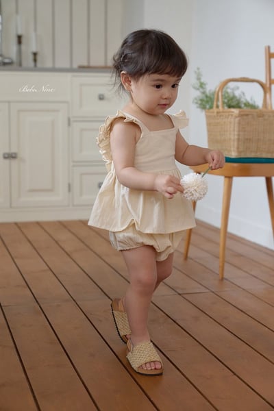 涼爽！飛袖捲邊套裝(3color)4