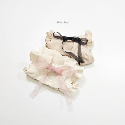 緞紗ribbon捲邊飛袖連身衣(2color)15