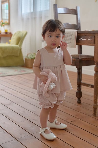 傘擺背心+花苞褲套裝(2color)8