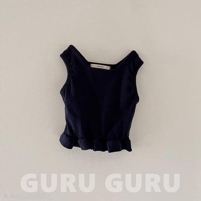 捲邊背心上衣(3color)15