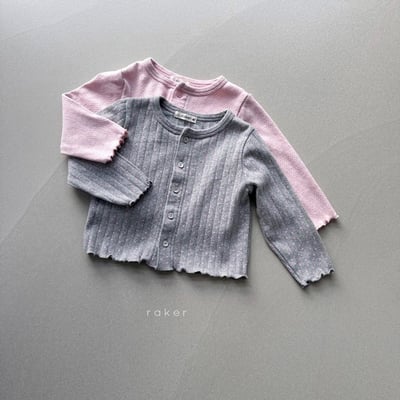 小刺繡捲邊罩衫外套3