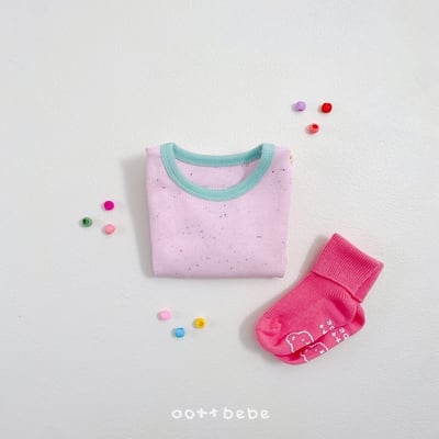 撞色彩點包屁衣13