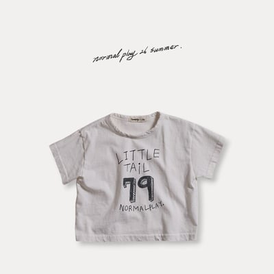 手繪數字上衣(2color)4