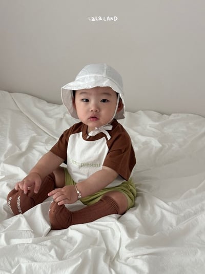 撞色文字上衣(2color/baby)2