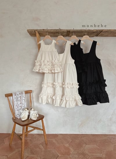 方領層次背心親子裝5