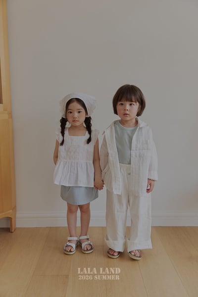 壓紋飛袖裙襬上衣(2color/kids)3