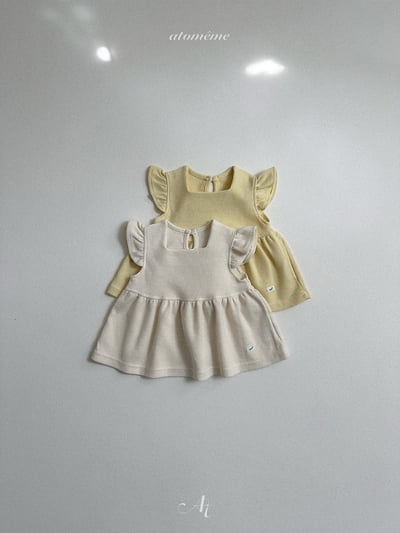鬆餅格紋飛袖澎上衣(2color)3