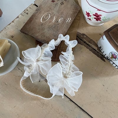 波浪緞紗ribbon髮帶4