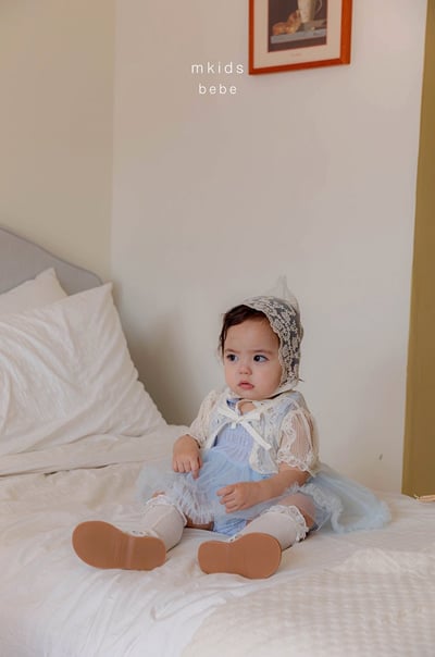 綁帶抓皺包屁紗裙(3color)5