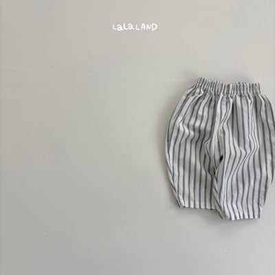 日雜條紋無領開襟/條紋褲(2color/baby)4