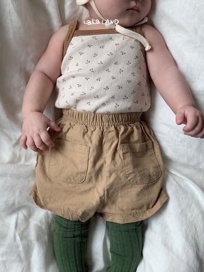 雙口袋鬆緊褲(baby)15