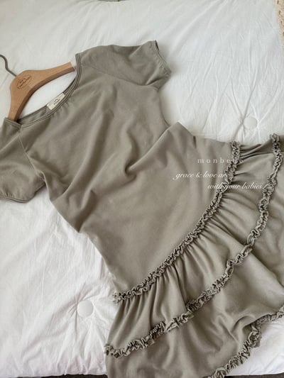 花捲滾邊親子裝(3color)13