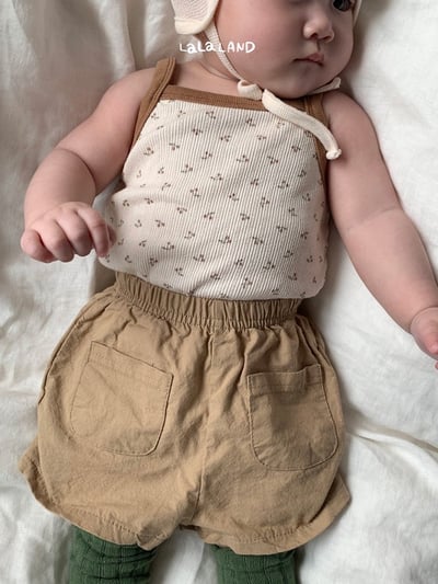 雙口袋鬆緊褲(baby)14