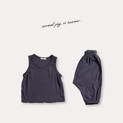 寬褲襠縮口褲(3color)4