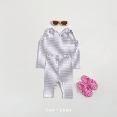 條紋打底5分褲8