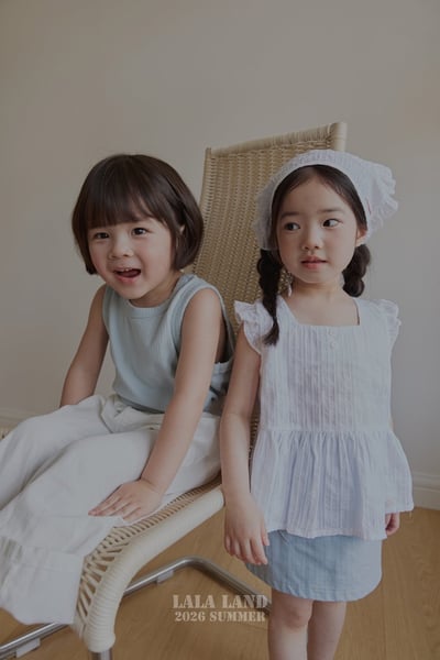 壓紋飛袖裙襬上衣(2color/kids)5