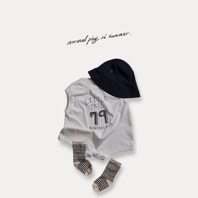 手繪數字連身衣(2color)14