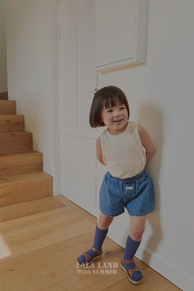 簡約紋理背心上衣(3color/kids)11