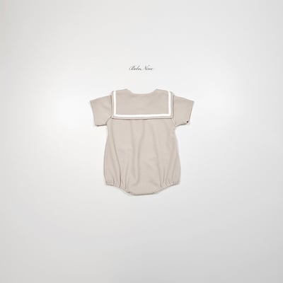 中性款 水手領包屁衣(2color)15