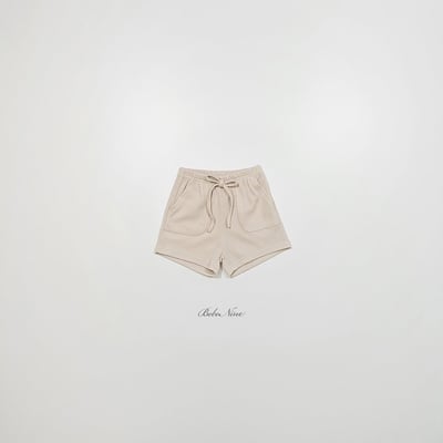 夏日口袋鬆緊短褲(3color)12