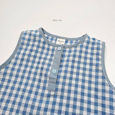 格紋背心套裝(2color)18
