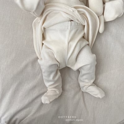 有機棉寶寶包腳褲7