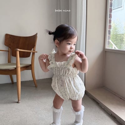 小碎花包屁衣*現貨12m8