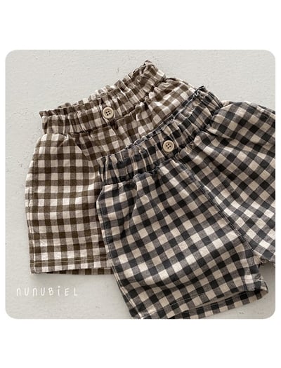 棋盤格紋短褲(2color)8