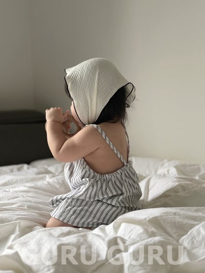 涼爽直紋包屁衣(2color)5