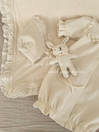 小公主蕾絲滾邊新生兒服/蕾絲滾邊帽9