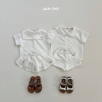 排釦直紋衫/褲子/裙子(kids)15