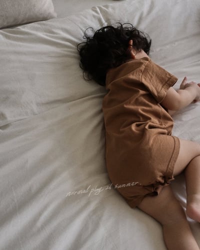 彩繪早餐連身衣(2color)12