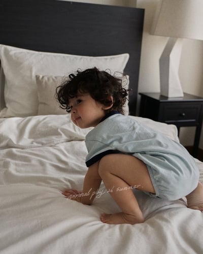 撞色滾邊包屁衣(2color)9