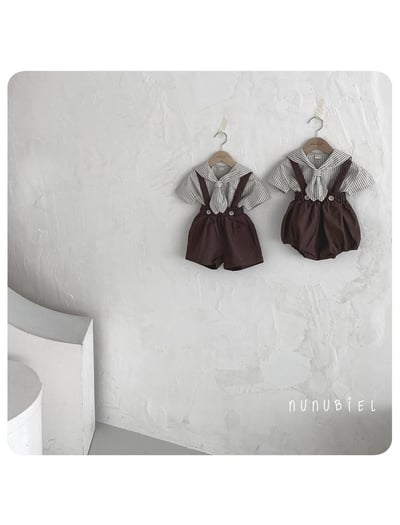 扭結領巾上衣(baby/kids)7