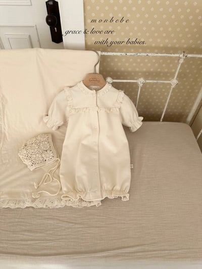 小公主蕾絲滾邊新生兒服/蕾絲滾邊帽8
