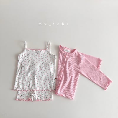 木耳捲邊壓紋背心套裝13